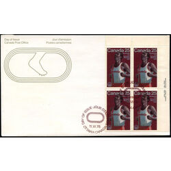 canada stamp 665 marathon 25 1975 FDC UR