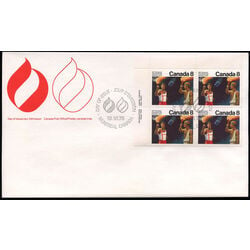 canada stamp 681 olympic torch 8 1976 FDC UL