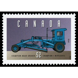 canada stamp 1604d champion road grader 1936 52 1996