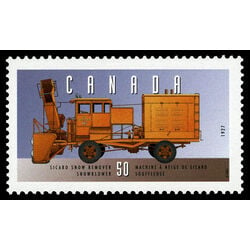 canada stamp 1527c sicard snow remover snowblower 1927 50 1994