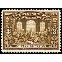 canada stamp 135 fathers of confederation 3 1917 M VFNH 024