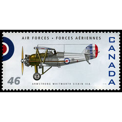 canada stamp 1808i armstrong whitworth siskin 111a 46 1999