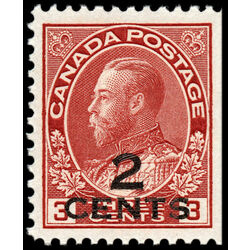 canada stamp 140 king george v 2 on 3 1926 M F VFNH SE