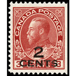 canada stamp 140 king george v 2 on 3 1926 M VF SE