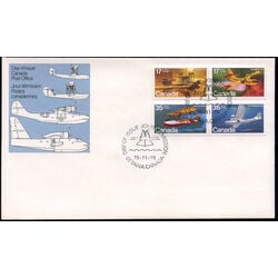 canada stamp 843 6 fdc aircraft flying boats 1979