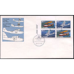 canada stamp 846a aircraft flying boats 1979 FDC UL