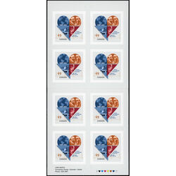 canada stamp bk booklets bk296 montreal heart institute 2004