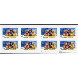 canada stamp bk booklets bk290 teddy bears 2004