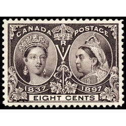 canada stamp 56 queen victoria diamond jubilee 8 1897 M GEM 060