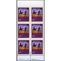 canada stamp bk booklets bk235 flight into egypt by david allan carter 2000