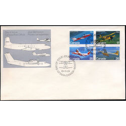 canada stamp 903 6 fdc canadian aircraft 1981