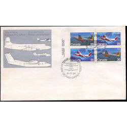 canada stamp 906a canadian aircraft 1981 FDC UL