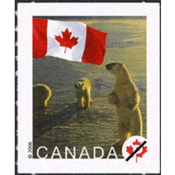 canada stamp 2191 flag over polar bears near churchill mb p 2006
