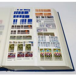 canada mint stamps in 64 page stockbook