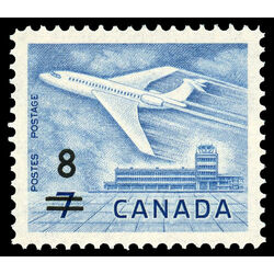 canada stamp 430 jet plane ottawa 1964