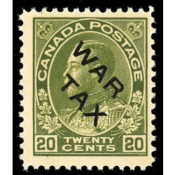canada stamp mr war tax mr2c war tax 20 1915 M F 040