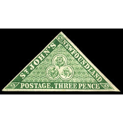 newfoundland stamp 3 1857 first pence issue 3d 1857 M VFNG 020