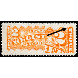 canada stamp f registration f1iii registered stamp 2 1875 M VFNG 001