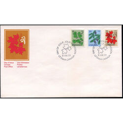 canada stamp 717 9 fdc medium value tree definitives 1977