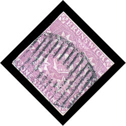 new brunswick stamp 4 pence issue 1sh 1851 U F 003