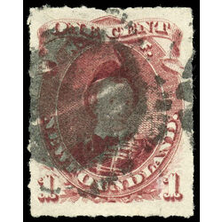 newfoundland stamp 37 edward prince of wales 1 1877 U VF 017