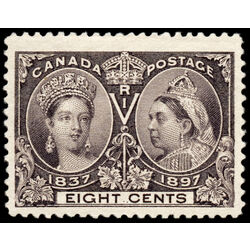 canada stamp 56 queen victoria diamond jubilee 8 1897 M VF 061