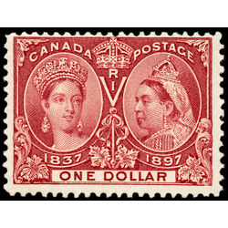 canada stamp 61 queen victoria diamond jubilee 1 1897 M F VF 083
