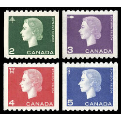 canada stamp 406 9 queen elizabeth ii cameo coil 14 1962