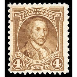 us stamp postage issues 709 george washington 4 1932