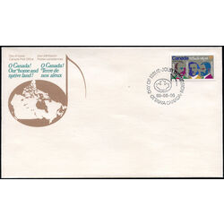canada stamp 858i composers 17 1980 FDC