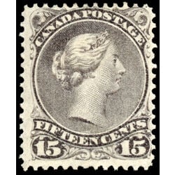 canada stamp 29v queen victoria 15 1868 M FOG 001