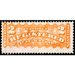 canada stamp f registration f1iii registered stamp 2 1875 U F 005
