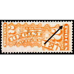 canada stamp f registration f1iii registered stamp 2 1875 U F 005
