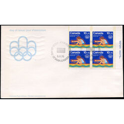 canada stamp b semi postal b5 rowing 1975 FDC UR