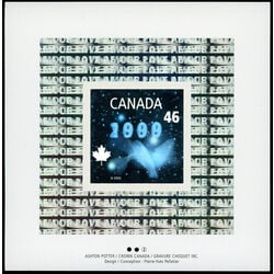 canada stamp 1812i dove hologram 46 1999