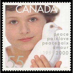canada stamp 1813 child and dove of peace 55 1999