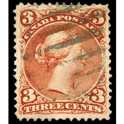 canada stamp 25iii queen victoria 3 1868 U VF 001
