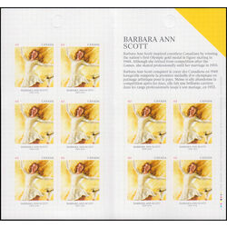 canada stamp bk booklets bk572 barbara ann scott 1928 2012 2014