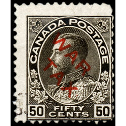 canada stamp mr war tax mr2d war tax 50 1915 U F 038