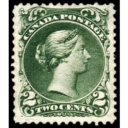 canada stamp 24 queen victoria 2 1868 U XF 035