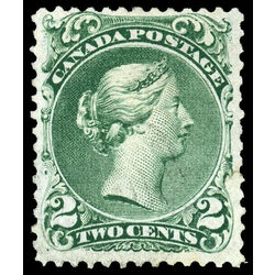 canada stamp 24 queen victoria 2 1868 U VF 036