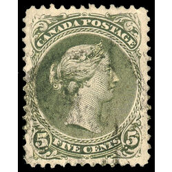 canada stamp 26 queen victoria 5 1875 U VF 020