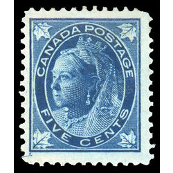canada stamp 70ii queen victoria 5 1897 M F VF 001