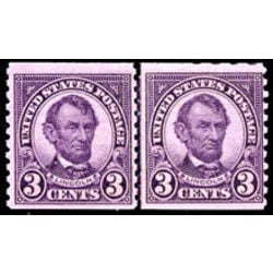 us stamp postage issues 600lpa lincoln 6 1924
