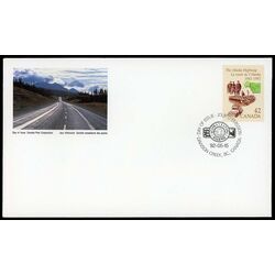 canada stamp 1413 the alaska highway 42 1992 FDC