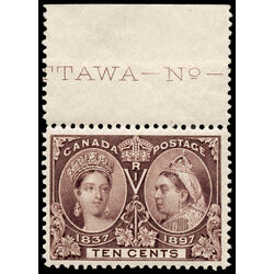 canada stamp 57 queen victoria diamond jubilee 10 1897 M VFNH 064