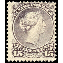 canada stamp 29v queen victoria 15 1868 M VG FOG 003