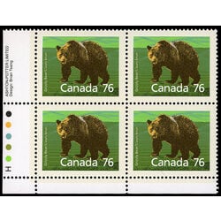 canada stamp 1178 grizzly bear 76 1989 PB LL