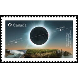 canada stamp 3418i total solar eclipse 2024
