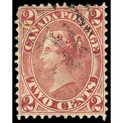 canada stamp 20 queen victoria 2 1859 U VF 042
